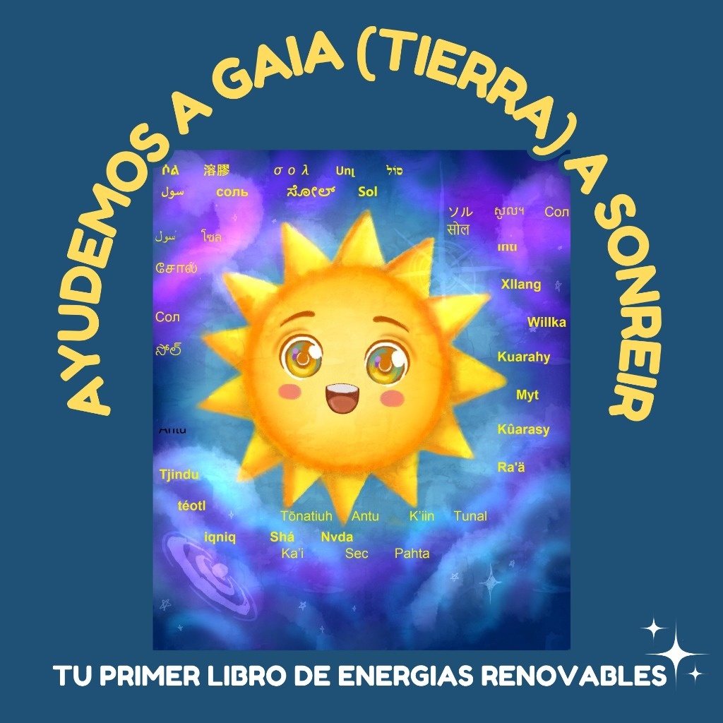 Portada de ¡Ayudemos a Gaia! - Libro infantil de energías renovables